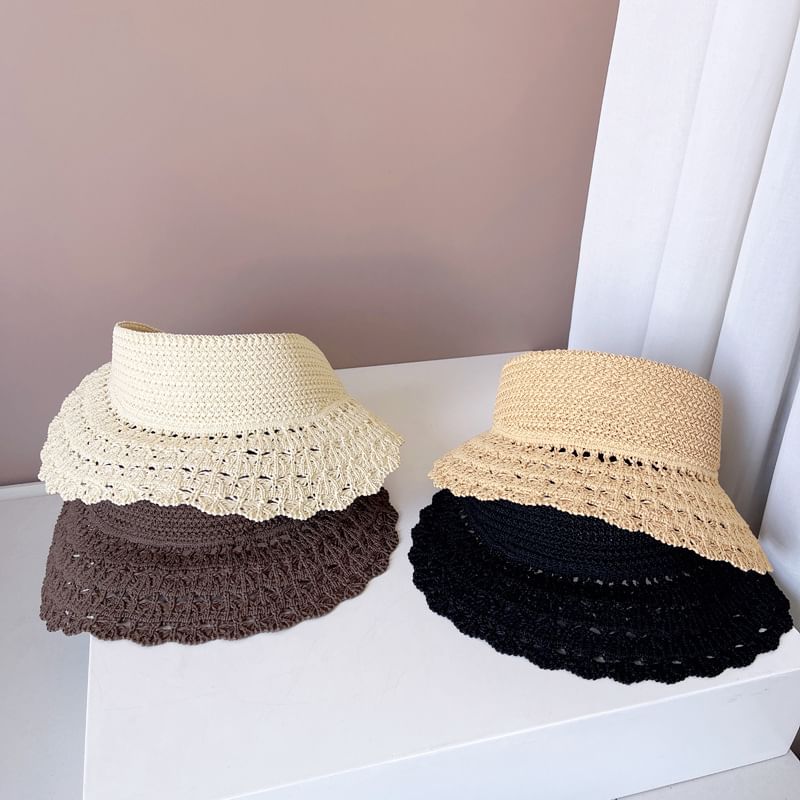 Knit Sun Visor Plain