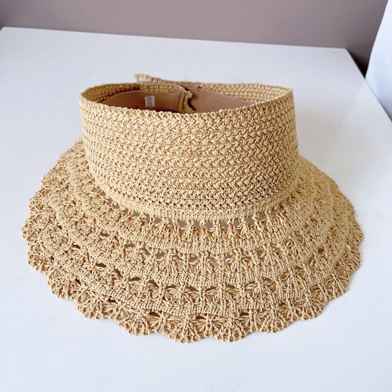 Knit Sun Visor Plain