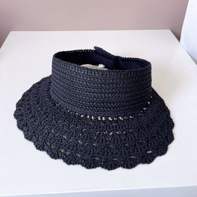 Knit Sun Visor Plain