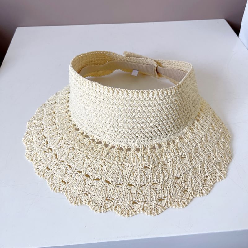 Knit Sun Visor Plain