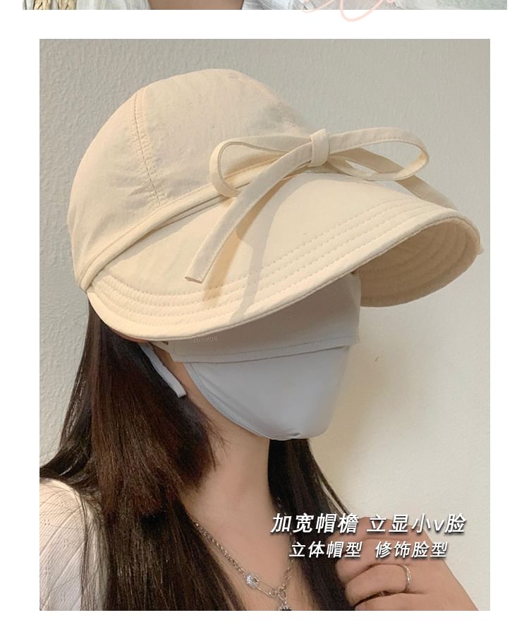 Wide Cap Bow Brim