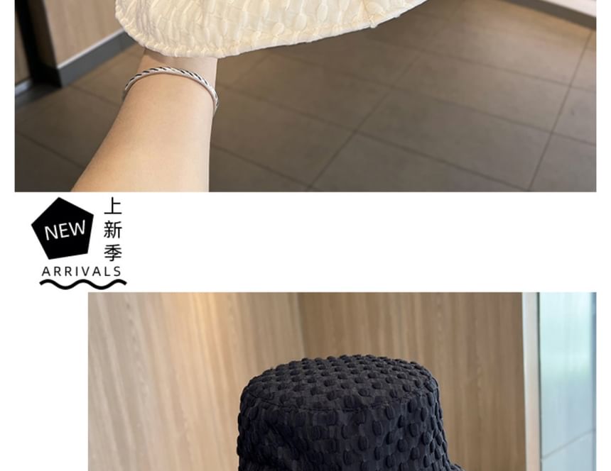 Jacquard Bucket Hat Bow