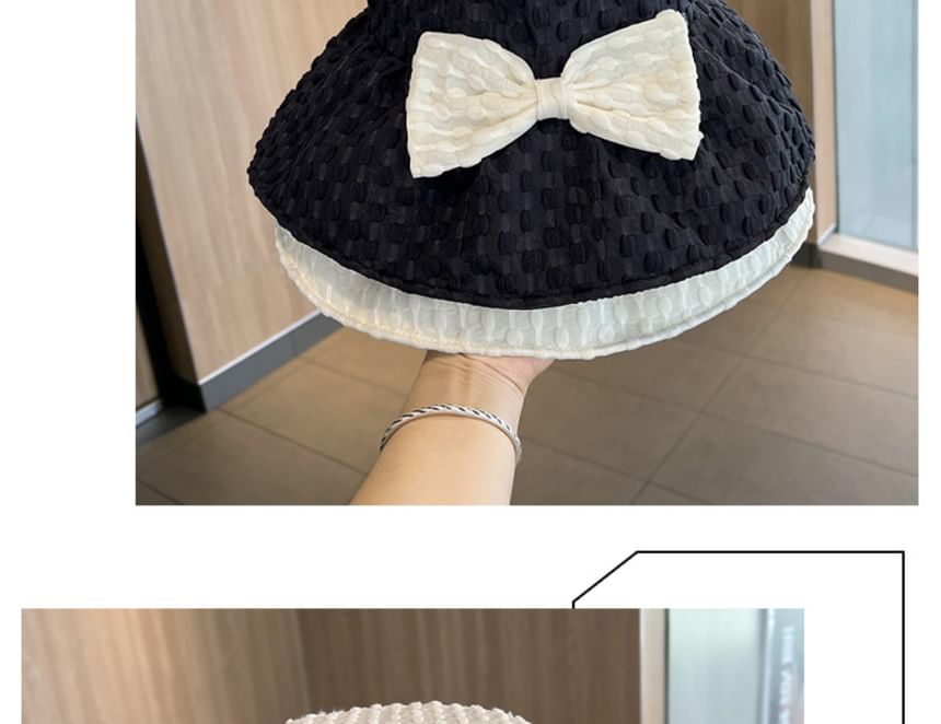 Jacquard Bucket Hat Bow