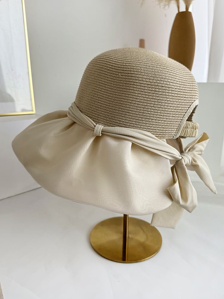 Straw Bow Sun Hat