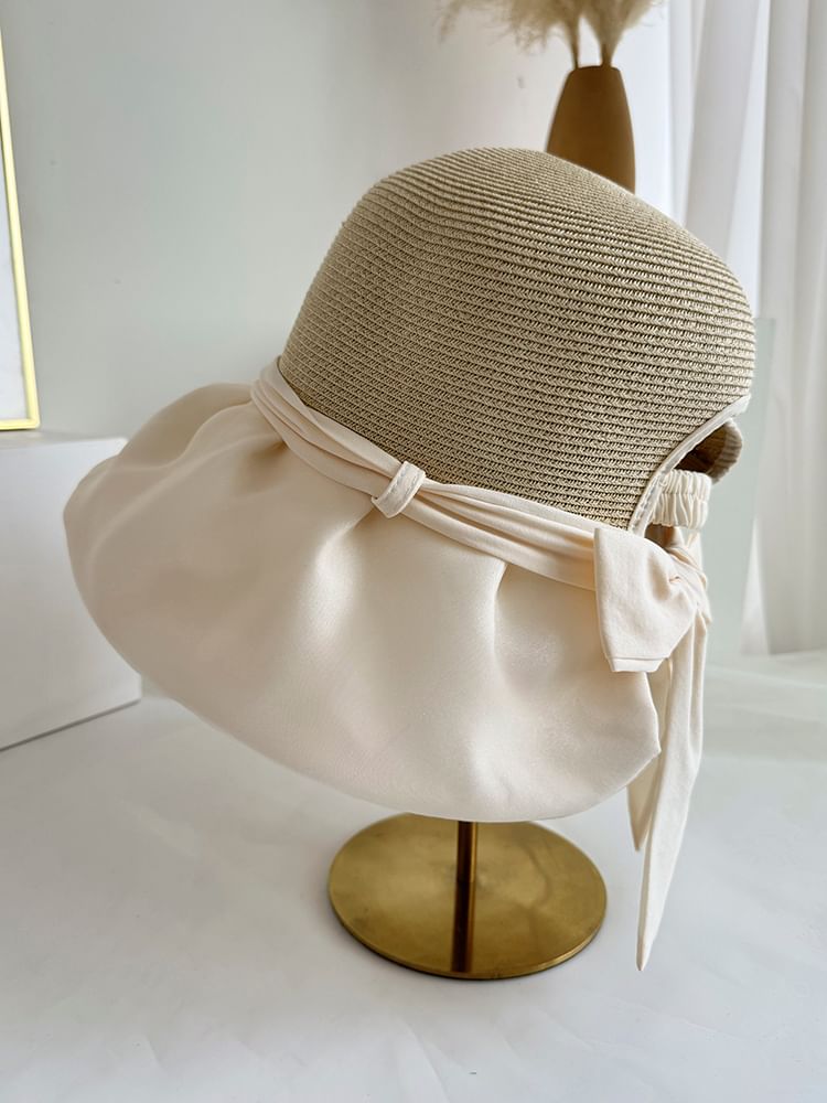 Straw Bow Sun Hat