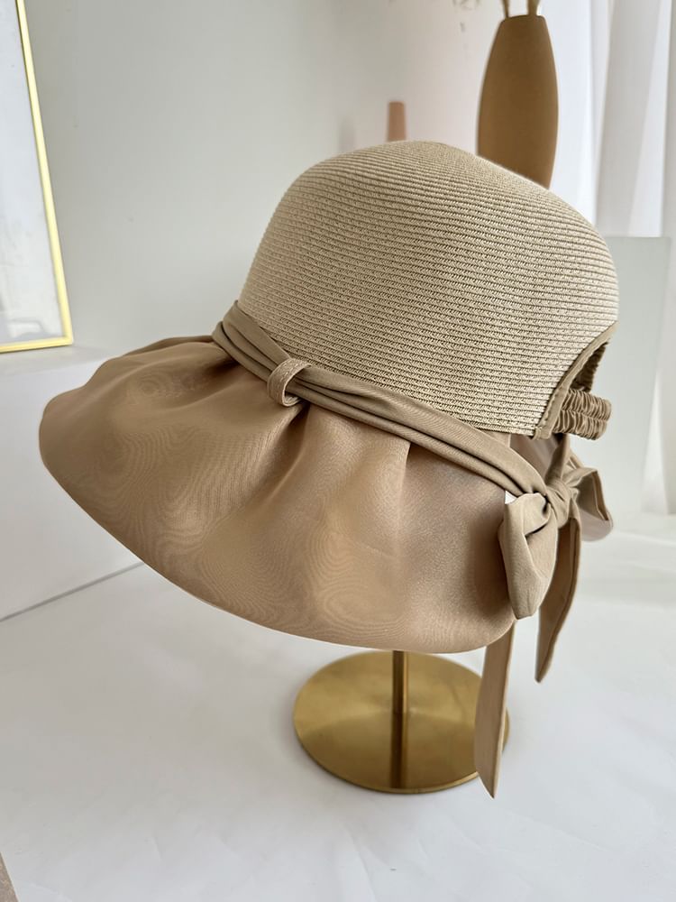 Straw Bow Sun Hat