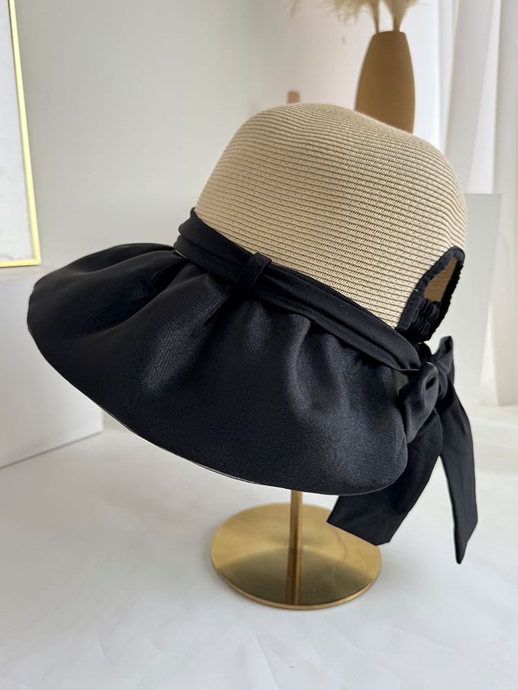 Straw Bow Sun Hat