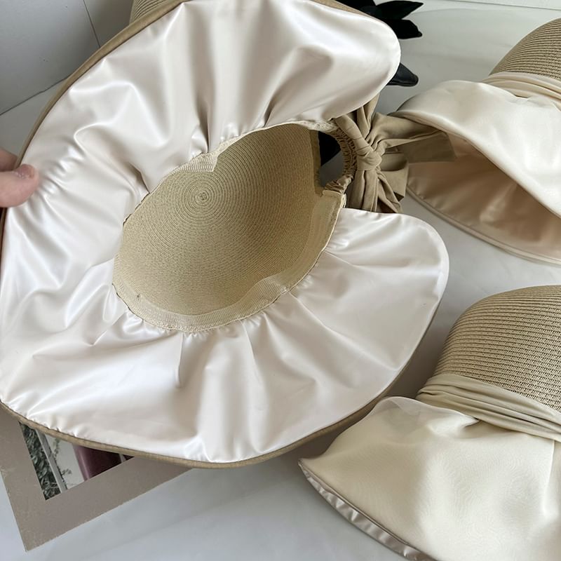 Straw Bow Sun Hat