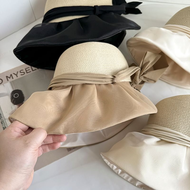 Straw Bow Sun Hat