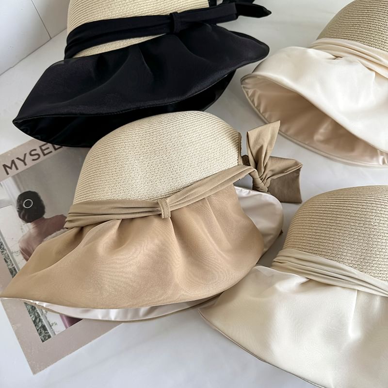Straw Bow Sun Hat