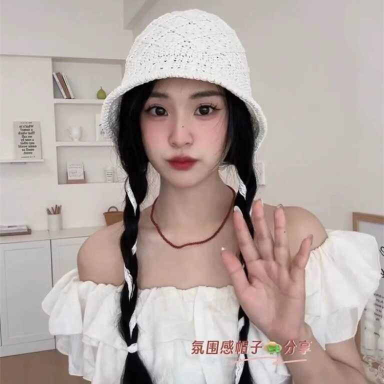 Hat Knit Bucket Plain