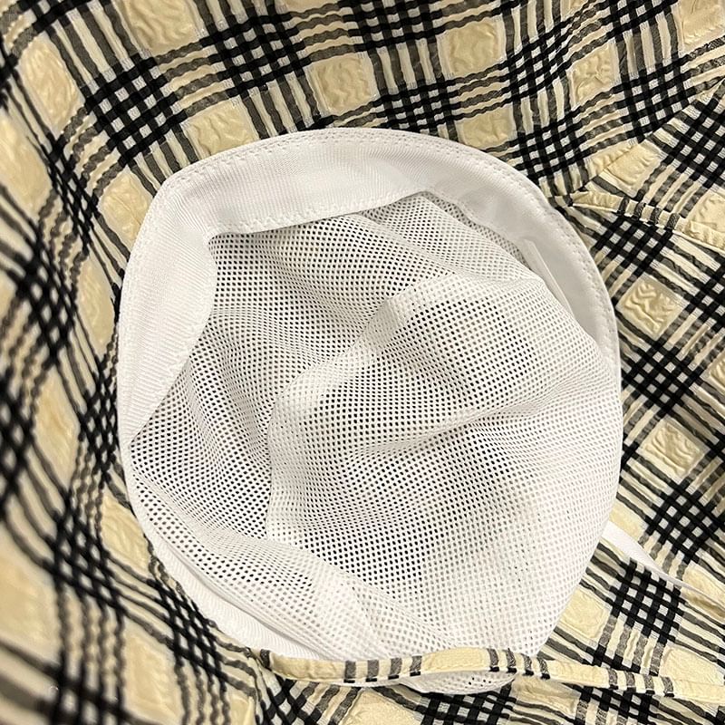 Hat Sun Plaid