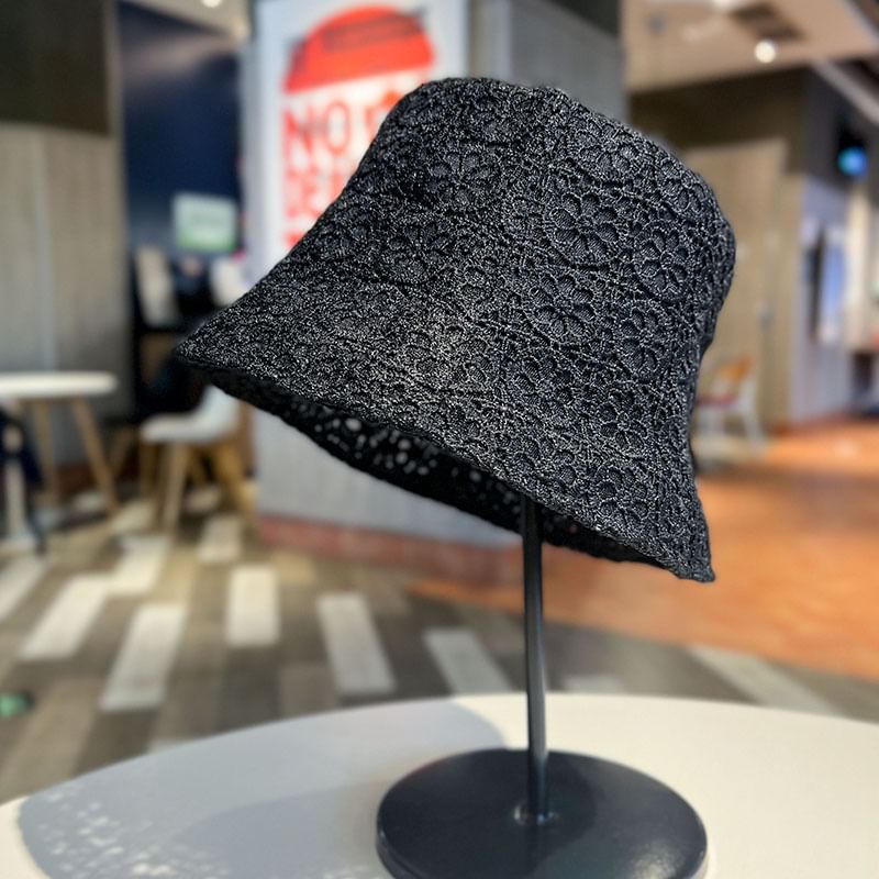 Plain Hat Bucket Lace
