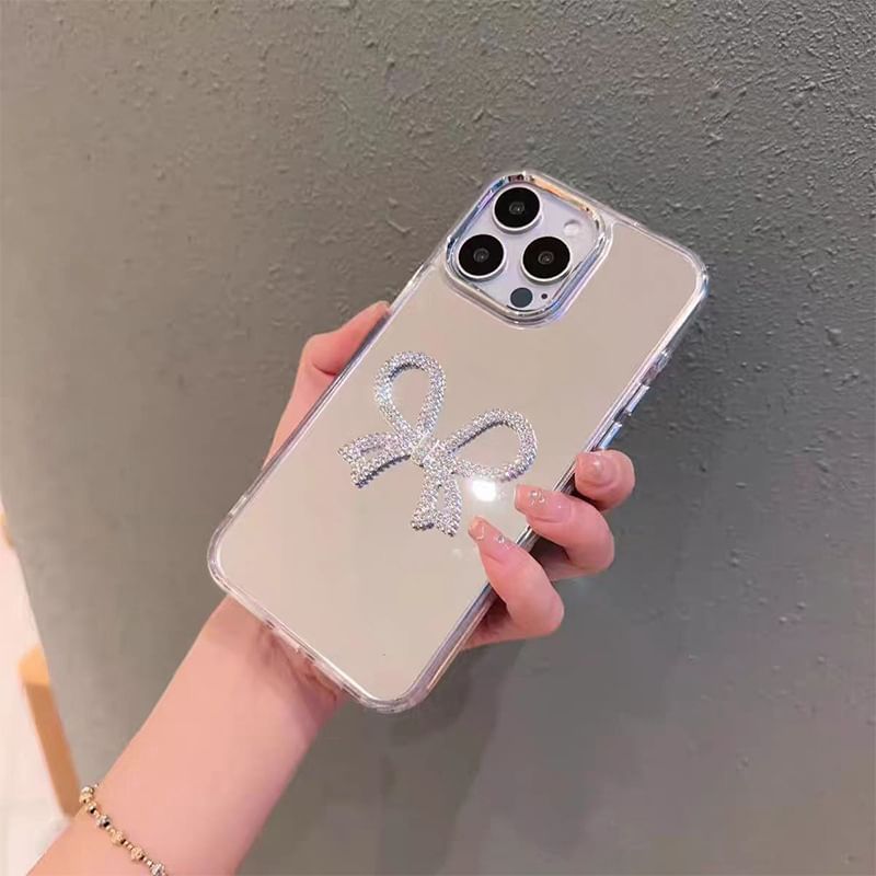 Case Faux Mirrored Pearl Phone