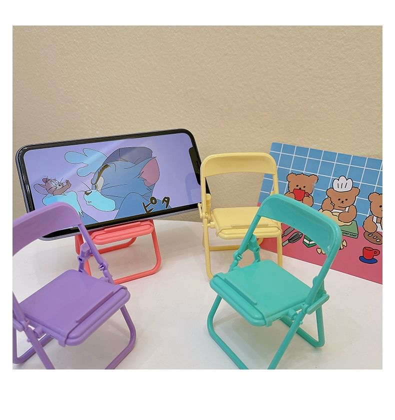 Plastic Phone Desktop Chair Stand