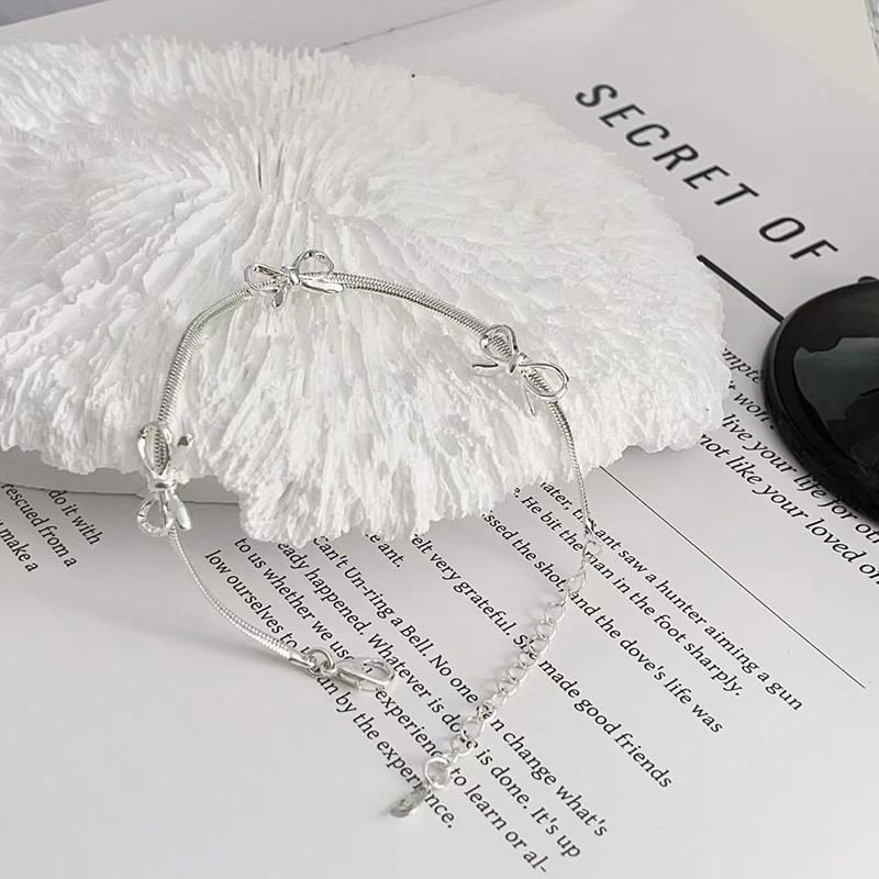 Choker Bow Alloy Bracelet /