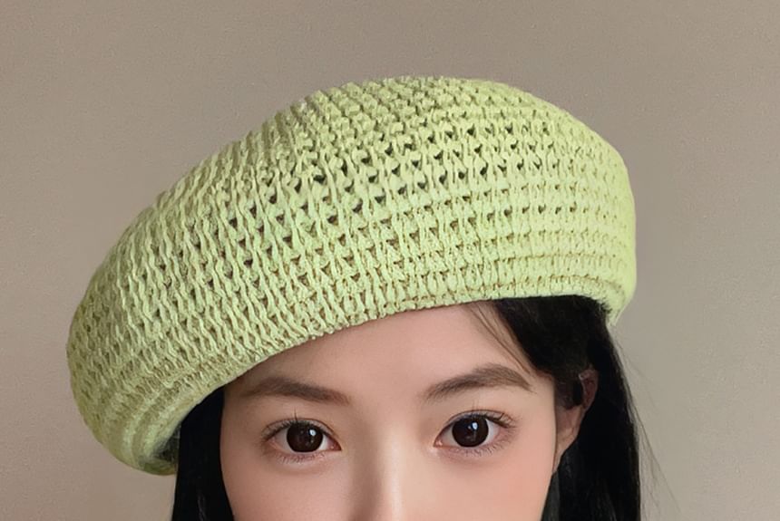 Beret Plain Perforated