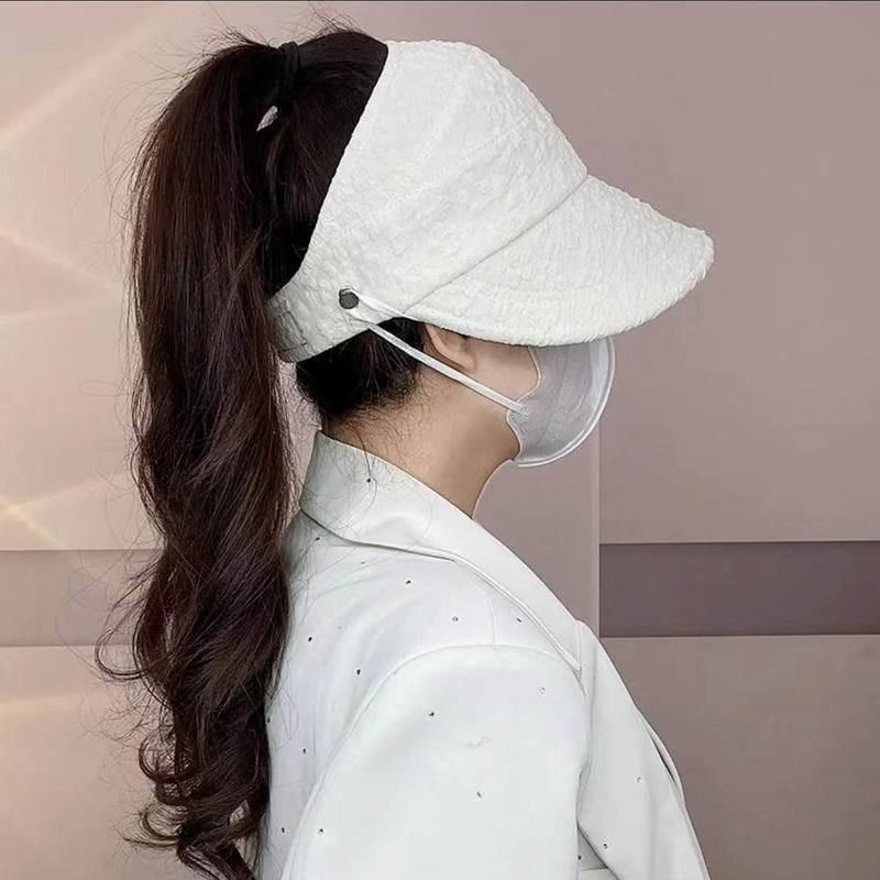 Plain Top Open Textured Hat
