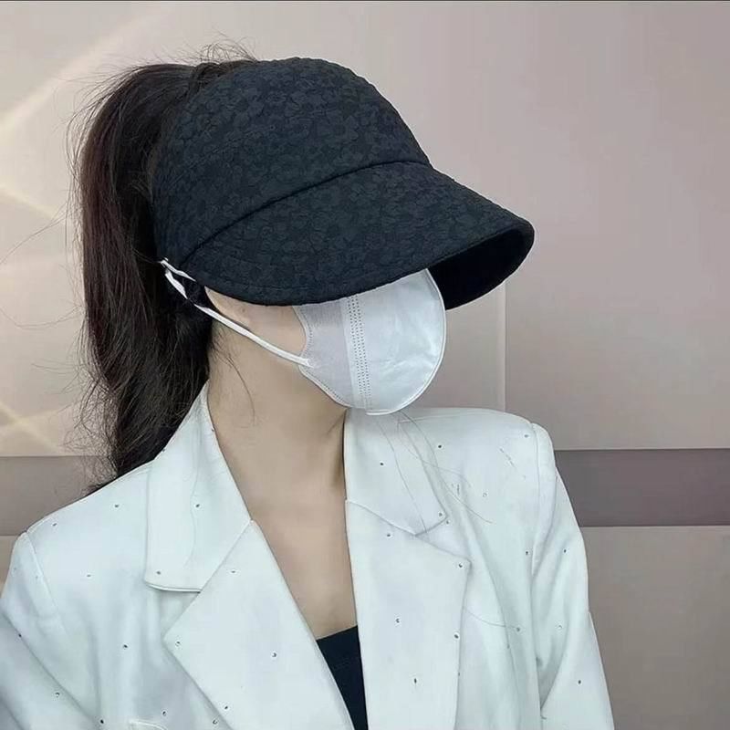 Plain Top Open Textured Hat