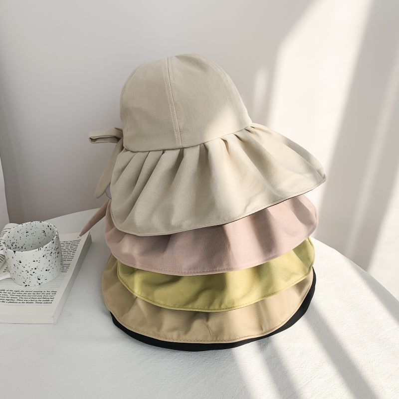 Ruched Hat Plain Sun