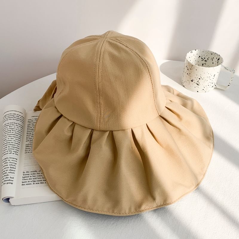 Ruched Hat Plain Sun