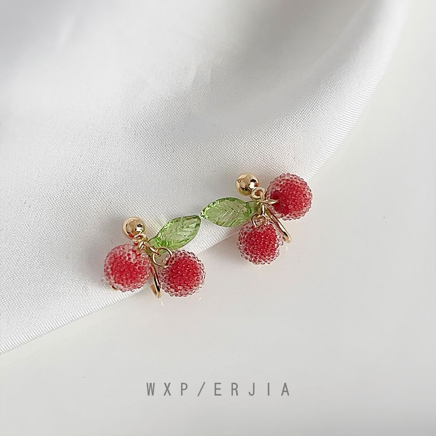 Fruit Alloy Ear Resin Cuff