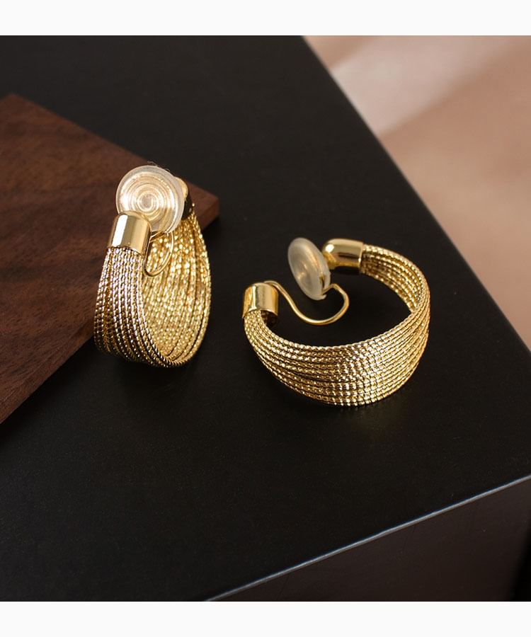 Hoop Layered Alloy Earrings