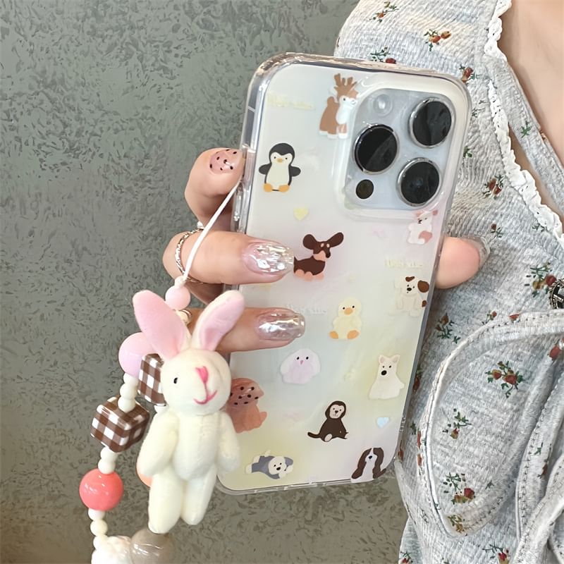 / Strap Case Set Phone Animal