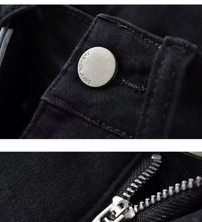 Set: High Waist Denim Shorts + Rhinestone Belt