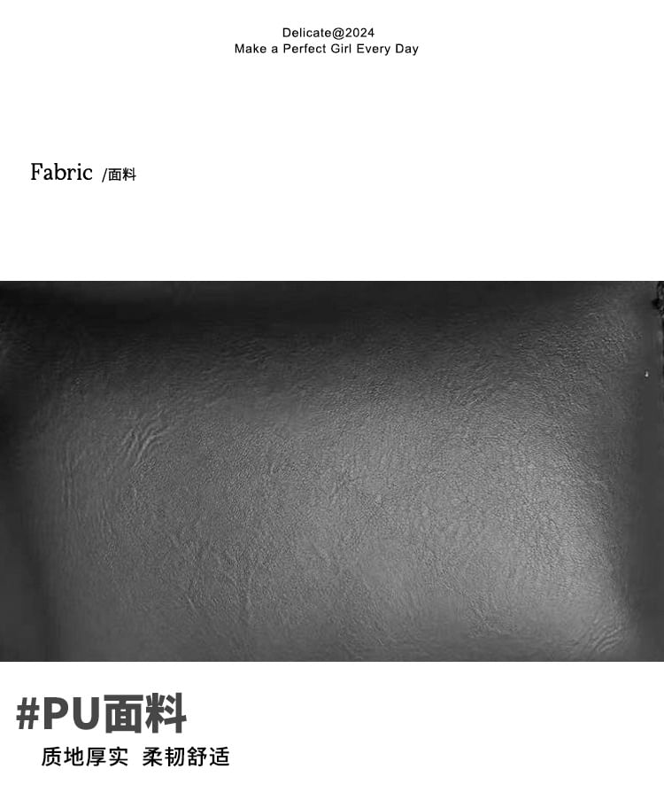 Leather Bag Plain Crossbody Faux