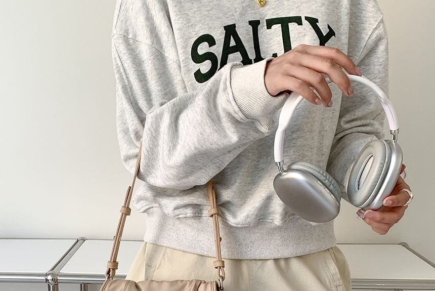 Tote Bag Buckled Flap Plain Nylon