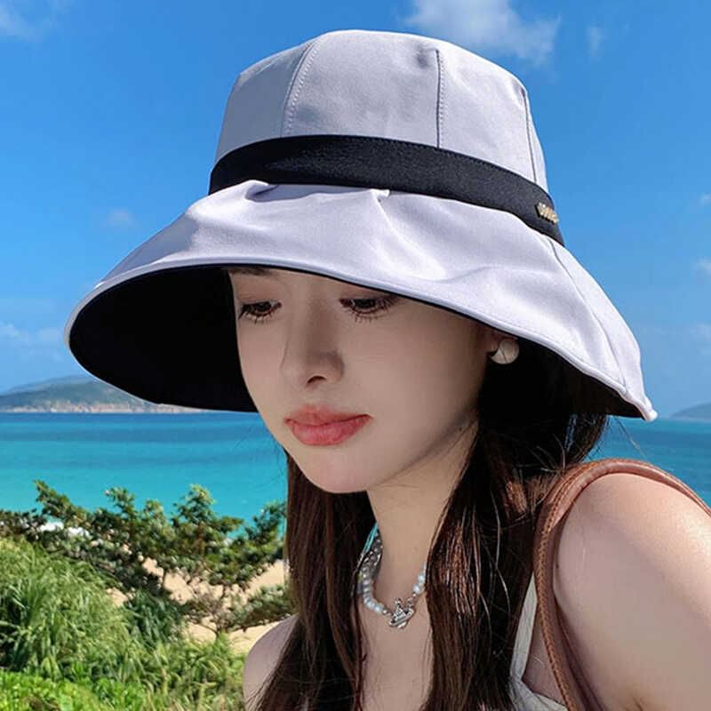 Bucket Trim Contrast Hat Brim Wide