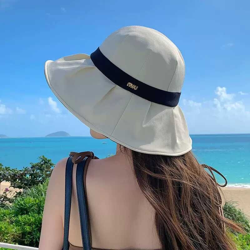 Bucket Trim Contrast Hat Brim Wide