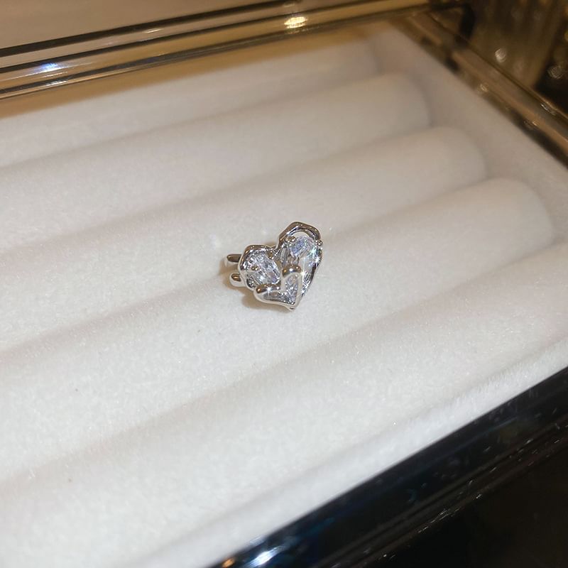 Cuff Heart Rhinestone / Ear Star