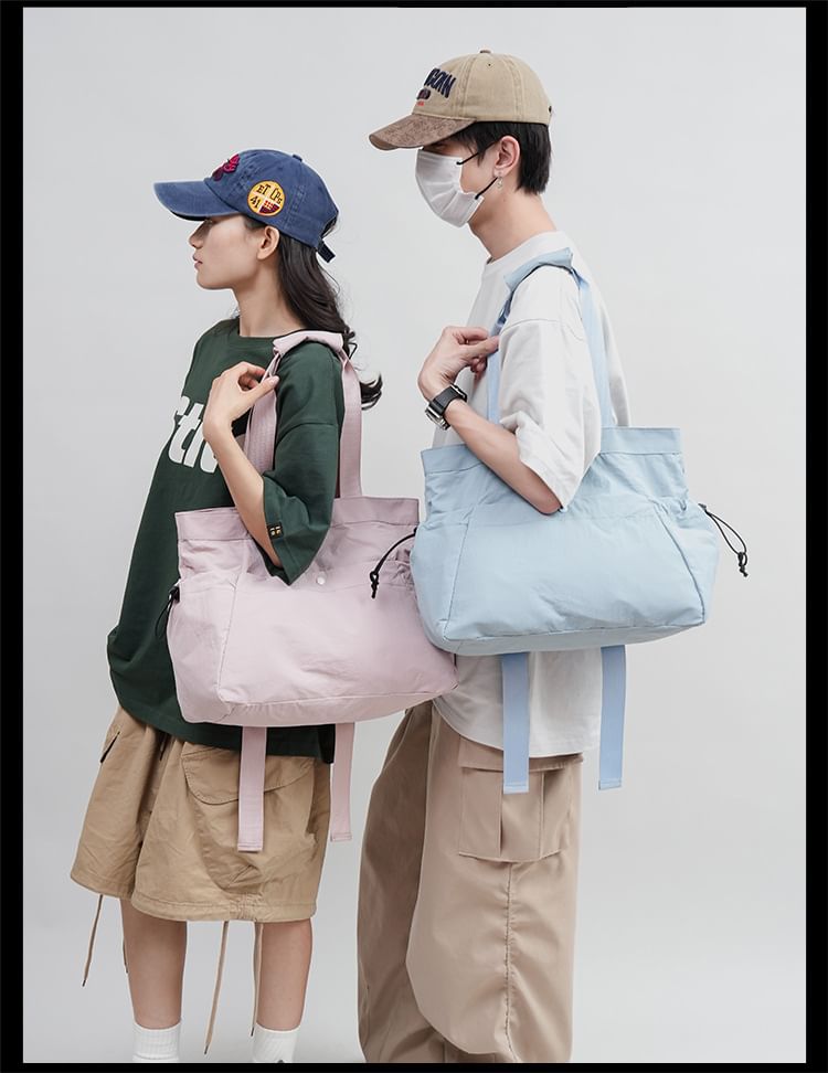 Bag Plain Tote Zip