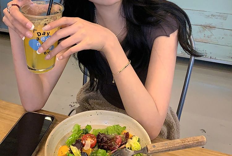 Embroidered Curved Cotton Brim Baseball Cap