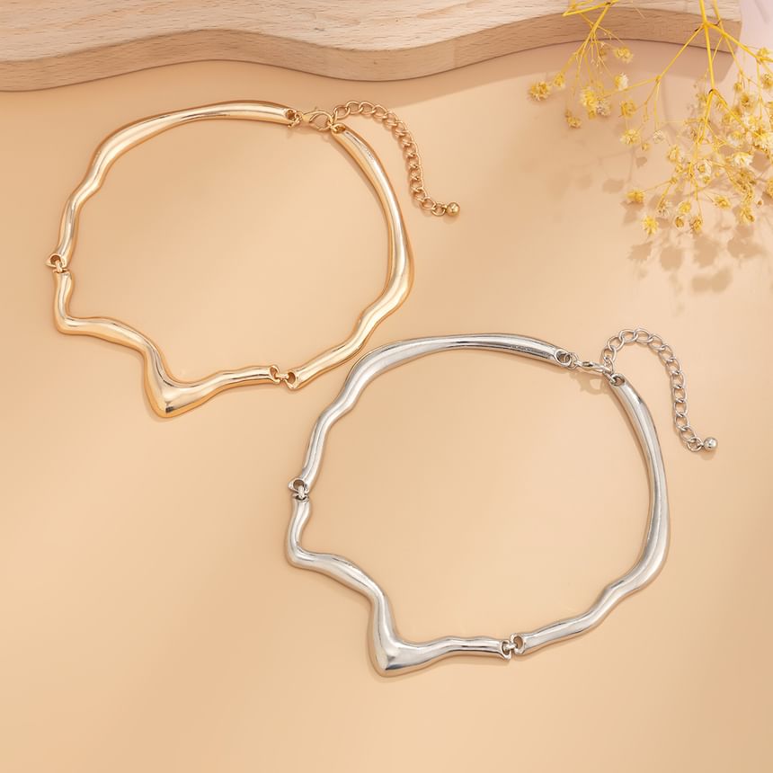 Wavy Alloy Choker (Various Designs)