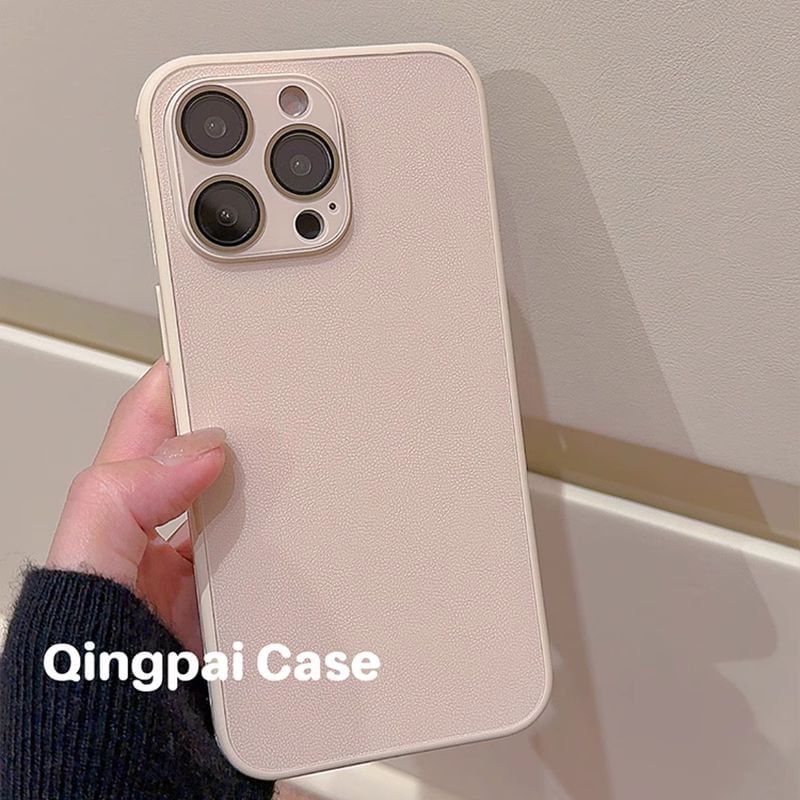 Plain Phone Case - iPhone 15 Pro Max / 15 Pro / 15 / 14 Pro Max / 14 Pro / 14 / 13 Pro Max / 13 Pro / 13 / 12 Pro Max / 12 Pro / 12