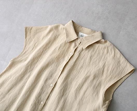 Short-Sleeve Solid Shirt Maxi Dress