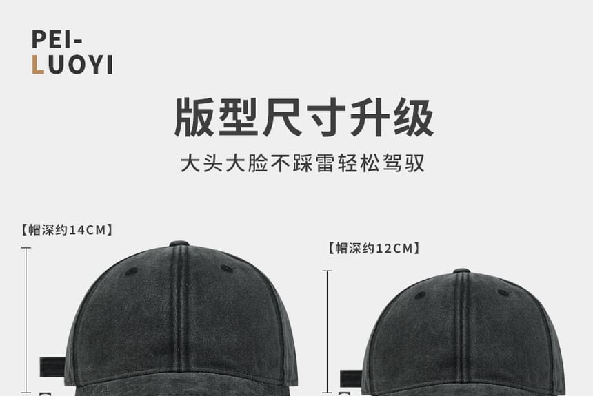 Denim Washed Cap Baseball