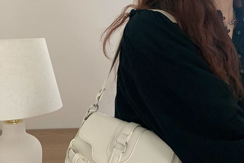 Bag Buckled Shoulder Flap