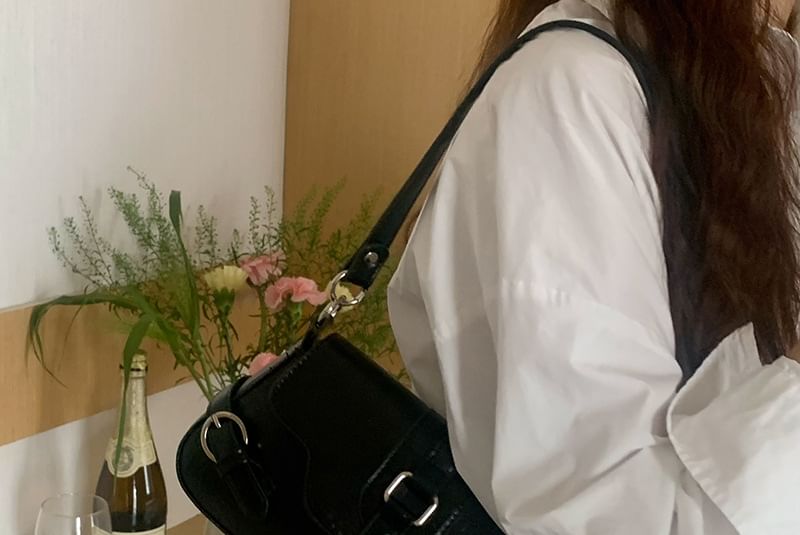 Bag Buckled Shoulder Flap