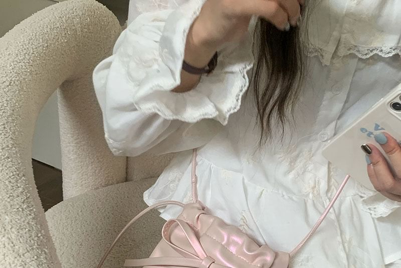 Bag Bow Drawstring Crossbody