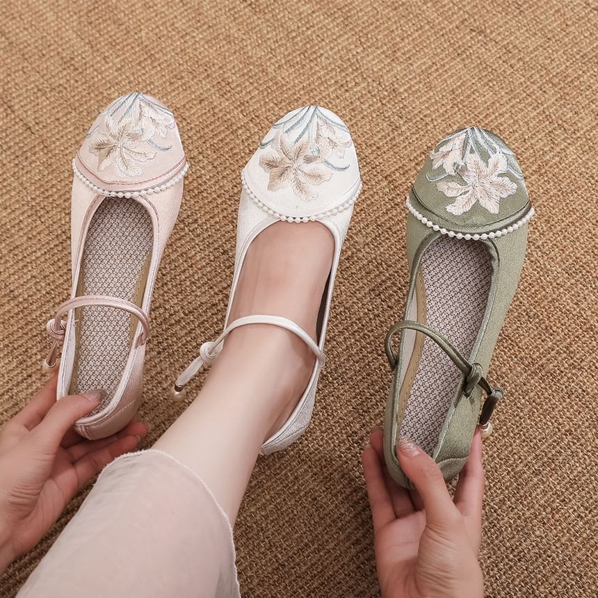 Embroidered Textile Flats