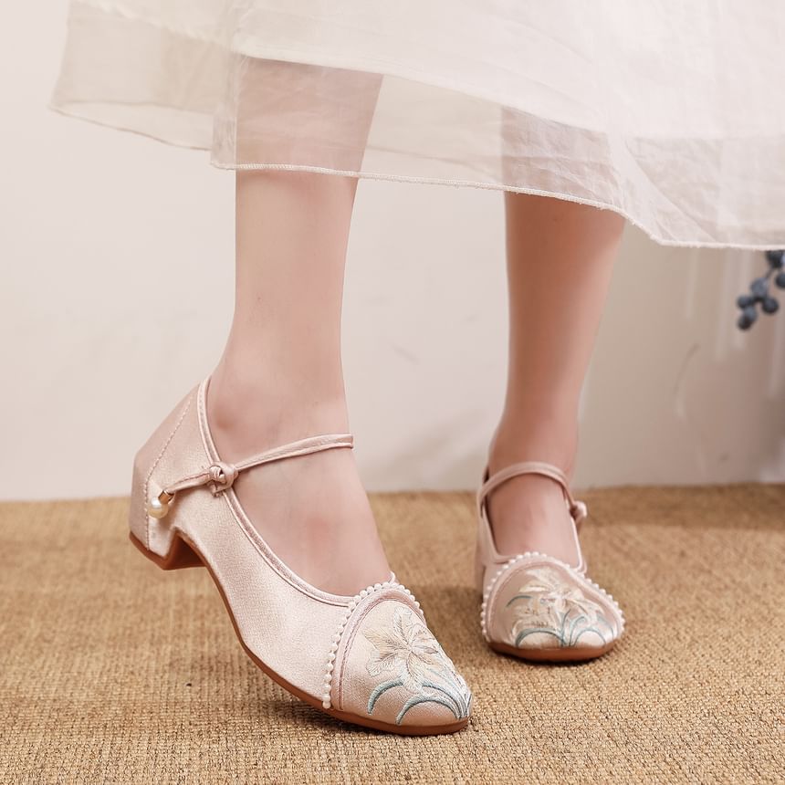 Embroidered Textile Flats