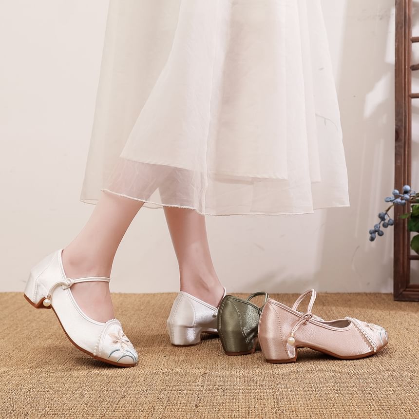 Embroidered Textile Flats