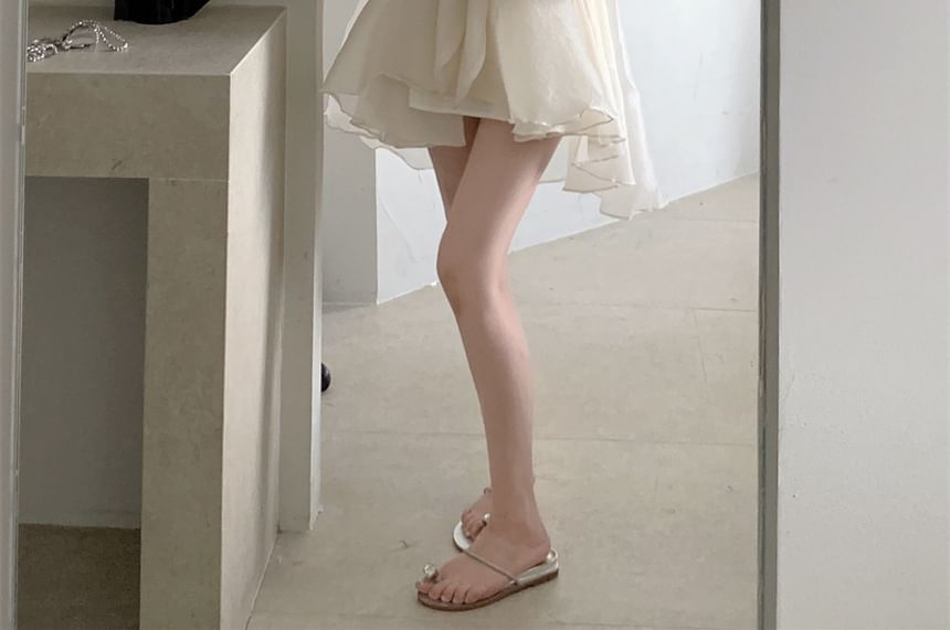 Tunic Long-Sleeve Off-Shoulder Dress Bow Ruched Accent Plain