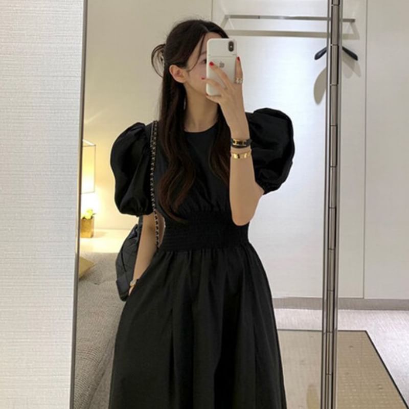 Sleeveless Solid Open Back Sundress Maxi