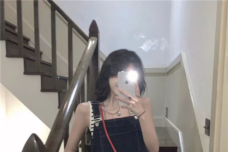 Denim Jumper Shorts