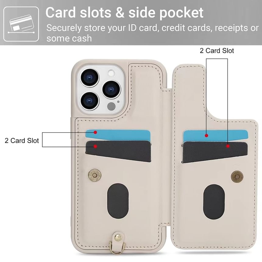 Case Faux Floral Phone Leather